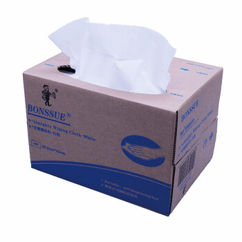 邦拭（BONSSUE）全能型擦拭布97200 便携式盒装抽取式通用快速吸附 31cm*42cm*200抽/箱