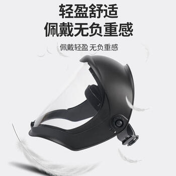 者也 多功能防护面屏 1个 高透明防雾透气轻盈防尘放飞沫高清大屏
