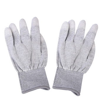 安美尚（ams）A552 碳纤维涂指手套无尘电子 1双 L码