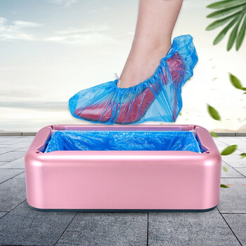 正之昇  自动鞋套机踩脚 商用套鞋机 办公用鞋膜机 酒店宾馆会所脚套机 XT02 玫瑰金