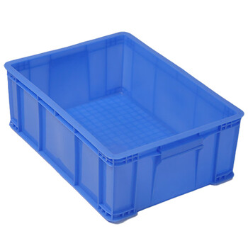 稳斯坦 5#470*345*165mm 塑料周转箱 加厚塑胶筐物料盒养鱼养龟物流收纳箱零件储物盒  1只 WST007