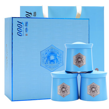 徽六绿茶潜香1000六安瓜片240g 2024新茶特二雨前礼盒装茶叶送礼