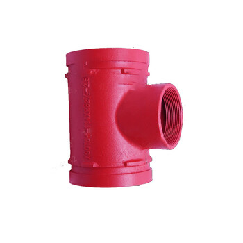 聚梁氏 丝接异径三通消防管件沟槽管件 外径：114*60 一个价 企业定制