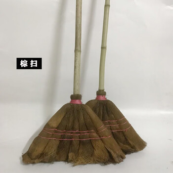 卡质 KAZHI 加厚特硬红胶扫 扫葵扫竹扫 环卫大街庭院清洁扫 猪圈扫把畜牧扫 10把装