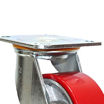 稳斯坦 重型工业脚轮 铁芯聚氨酯PU工业轮子 8寸万向-承重380kg 1只  WST160