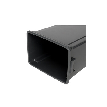 锐拓垃圾分类垃圾桶带盖环卫大号商用四色学校公司政府摇盖垃圾箱20L北京蓝色可回收物