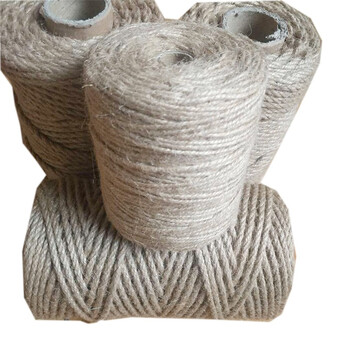 苏识 YJ-S0045 麻绳球 咖啡色工艺家纺辅料麻绳  2MM 10米