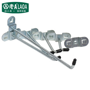 老A LAOA LA11403-c货架挂钩配件展示架挂钩工具货架挂钩 单直挂钩75mm(5支装) 量大定制