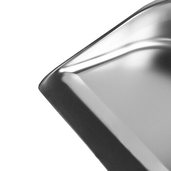 庄太太【不锈钢弯头圆形】加厚不锈钢簸箕单个垃圾铲畚斗撮箕畚箕户外庭院环卫撮子工厂