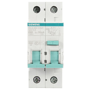 西门子(SIEMENS)空气开关 漏电保护器1P+N 25A带漏保5SU93561CR25
