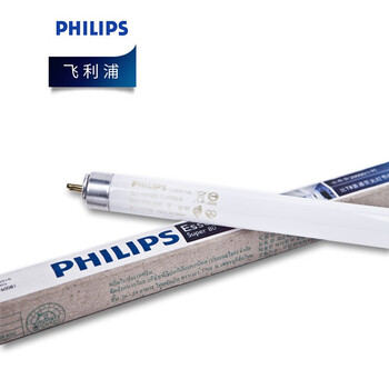 飞利浦（PHILIPS）照明企业客户 T5 日光荧光灯灯管 三基色格栅灯管 28W 1.2米 中性光 4000K 整箱40支 