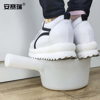 安赛瑞 塑料水勺 加厚塑料水瓢 工业水瓢水勺 耐摔水舀 白色 中号700003