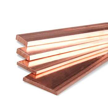 天旭紫铜排纯铜红铜母线排避雷铜带机房接线铜排可定制5mm厚*20mm宽*1m长 1根