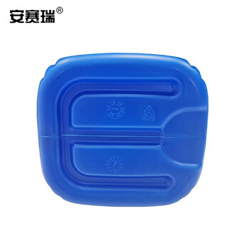 安赛瑞 塑料桶堆码桶（25L） 化工桶油桶废液桶密封塑料桶存水桶带盖方桶 蓝色 500011