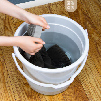 本迪24L特大号水桶加厚手提洗车储水桶宿舍洗衣水桶拖把桶泡脚洗脚桶