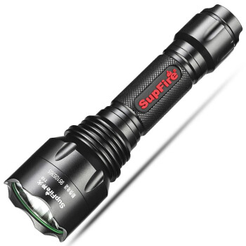 神火 T10 强光手电筒 10W XML2(T6)灯泡 定做 LED远射防水救急防身手电  1套