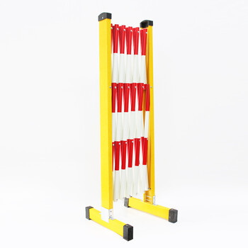 凌科朔(LINKSHIRE) 围栏围挡绝缘伸缩围栏电力施工围栏可移动式玻璃钢材质红白色管式2米