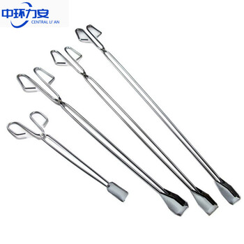 中环力安【不锈钢电镀68cm带胶套】户外环卫加长不锈钢垃圾拾物器