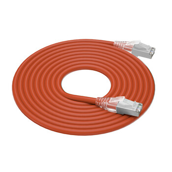 千天（Qantop）QT-WP29L 六类非屏蔽网络跳线 工程级CAT6类网线5米纯铜成品网线橙色
