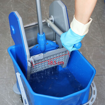 CT施达 TM-SB 25B 排拖榨水车 带轮榨水桶 25L 蓝色