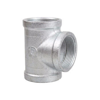 鼎梁 DL 玛钢管件 水管配件 水暖接头 镀锌马钢 等径三通 内丝正三通 40 一个价