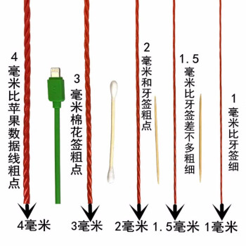 鸣固 红色尼龙绳 捆扎绳打包绳 加粗聚乙烯塑料绳晒被绳 直径10mm（约50米）