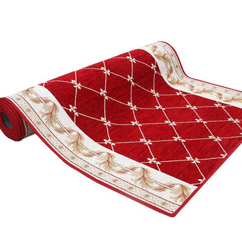 兰诗（LAUTEE）FH-1060 走廊过道地毯酒店大堂长条地垫防滑定制 222咖啡色  宽幅90cmx长1米