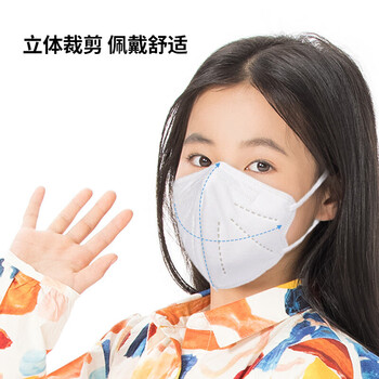 旷尔 一次性口罩 3D呼吸防护 5层防护彩色口罩【粉色款 独立包装 50只/一盒】