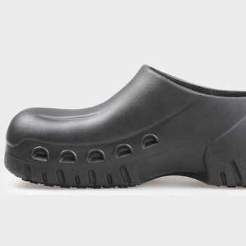 安美尚（ams）7100厨师鞋厨房酒店工作鞋橡胶底防油耐磨透气性好定做黑色42#