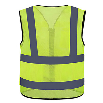 者也（ZYE）工程施工马甲反光交通警示服透气 网透款 荧光黄可定制