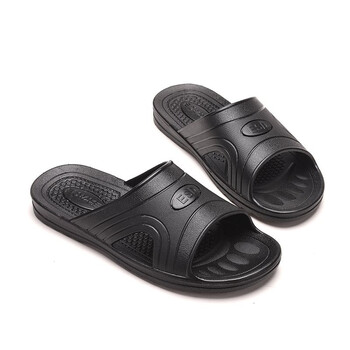 者也 防静电鞋SPU软底鞋PVC鞋电子工厂无尘车间作业工作鞋防滑耐磨男女 黑色 46 