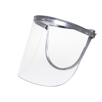 SAFEMAN君御 M1014-2耐高温PC防护面屏（厚款3mm）防冲击耐高温防化 配安全帽式防飞溅物冲击 透明 *1个