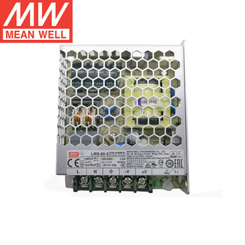 明纬（MEANWELL）LRS-50-5 220转变压器灯带监控驱动开关电源 明纬电源 10A 5V