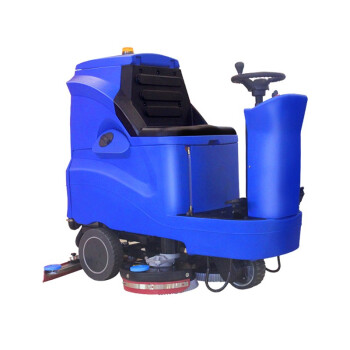 苏识 QJ0103 中型驾驶式洗地机工厂车间用地下车库用驾驶式电动洗地车