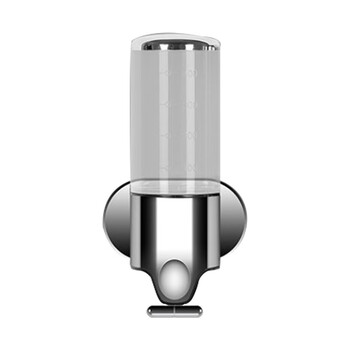 益美得 LSL33222 卫生间手动皂液盒洗手瓶 单瓶银色款