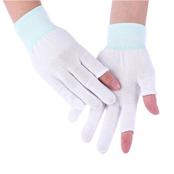 稳斯坦 WST527 尼龙半指手套(12双)建筑防尘无尘二指防护劳保手套