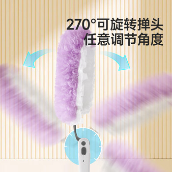 美丽雅静电除尘掸子扫灰清理神器一次性鸡毛掸子可伸缩长杆家用车用打扫
