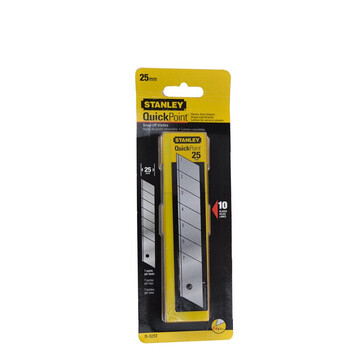 史丹利 QuickPoint美工刀刀片25mm(x10) 11-325T-11C