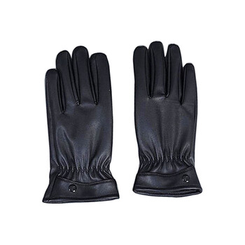 工者冬季女皮手套韩版 触摸屏女士PU手套加绒 骑车防风寒保暖GZD-1