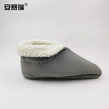 安赛瑞 冬季防寒保暖毡袜 加绒加厚雨鞋棉袜 冷库矿工棉袜煤矿毡袜45码 25578-45
