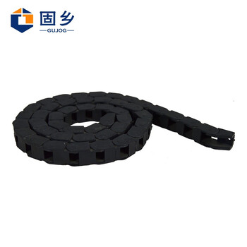 固乡 拖链 桥式工程机床尼龙拖链雕刻机传动工业链条履带（桥式内尺寸10*10mm1米）