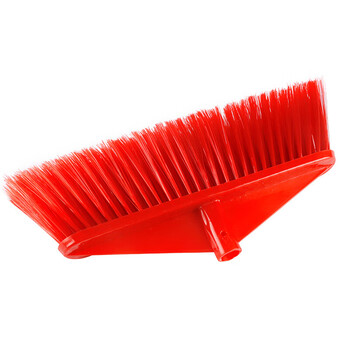 庄太太【五把起售】【金三角冰丝配木杆】工厂学校木杆塑料硬毛扫把单个环卫扫水户外扫帚头