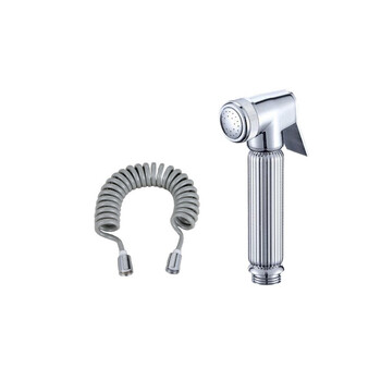 立新求精 妇洗器增压喷头31A99-LY 冲洗器马桶喷枪水龙头 冲洗喷枪洁身喷头 铜喷枪+1.5米伸缩管（定制）