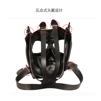 普达 自吸过滤式防毒面具 MJ-4003呼吸防护全面罩 面具主体(不含过滤罐)