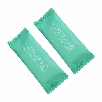 易美丽诺 LK3227 一次性PE手套 加厚透明塑料薄膜餐饮手套 200包(2只/包独立包装) 白色