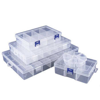 兰诗（LAUTEE）BS-631 零件盒可拆塑料盒螺丝配件电子元件盒 大号6格