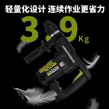 威克士（WORX） WU326单功能电锤大功率打孔冲击钻工业级电锤1010W电动工具