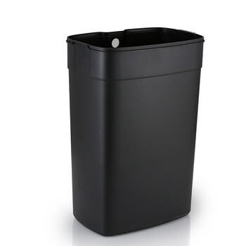 庄太太【50L】不锈钢脚踏垃圾桶上海垃圾分类大号脚踩室内办公商用