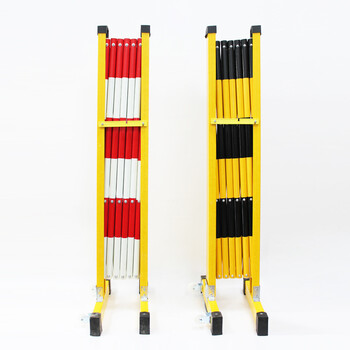 凌科朔(LINKSHIRE) 围栏围挡绝缘伸缩围栏电力施工围栏可移动式玻璃钢材质红白色管式5米