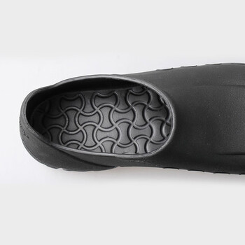 安美尚（ams）7100厨师鞋厨房酒店工作鞋橡胶底防油耐磨透气性好定做黑色42#